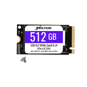 SSD M.2 Micron de 512 GB NVMe Gen4x4 PCIe 2242